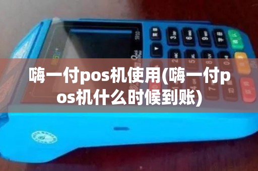 嗨一付pos机使用(嗨一付pos机什么时候到账)