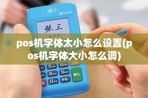 pos机字体太小怎么设置(pos机字体大小怎么调)