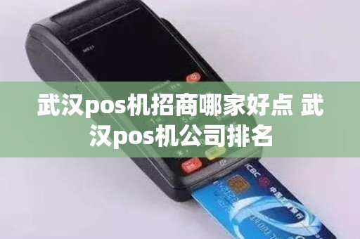 武汉pos机招商哪家好点 武汉pos机公司排名