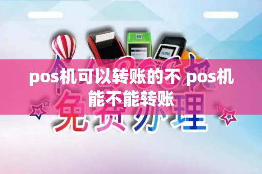 pos机可以转账的不 pos机能不能转账