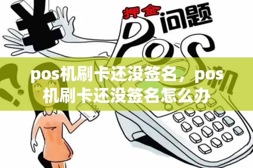 pos机刷卡还没签名，pos机刷卡还没签名怎么办