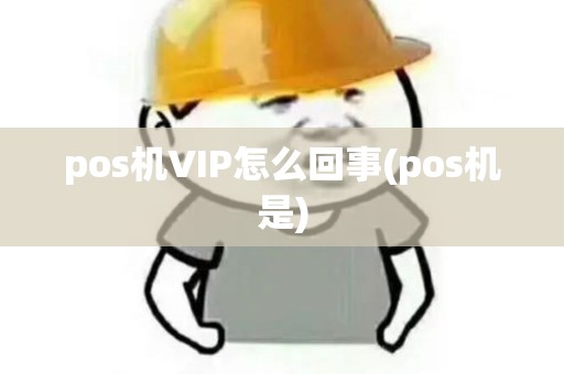 pos机VIP怎么回事(pos机是)