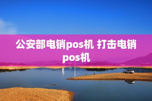 公安部电销pos机 打击电销pos机