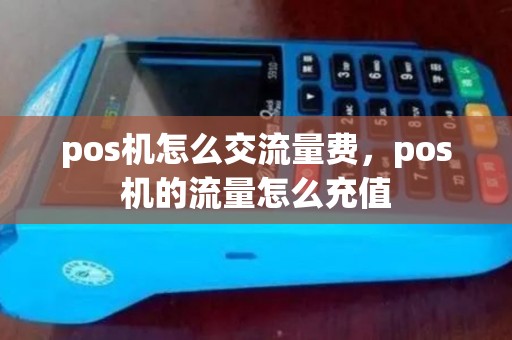 pos机怎么交流量费，pos机的流量怎么充值
