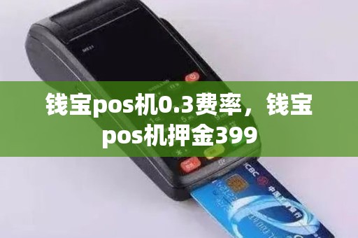 钱宝pos机0.3费率，钱宝pos机押金399