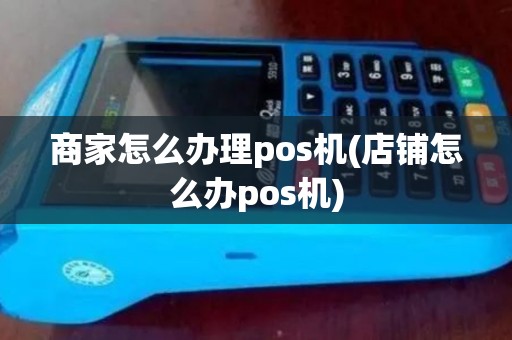商家怎么办理pos机(店铺怎么办pos机)