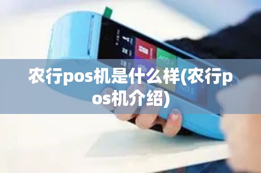 农行pos机是什么样(农行pos机介绍)